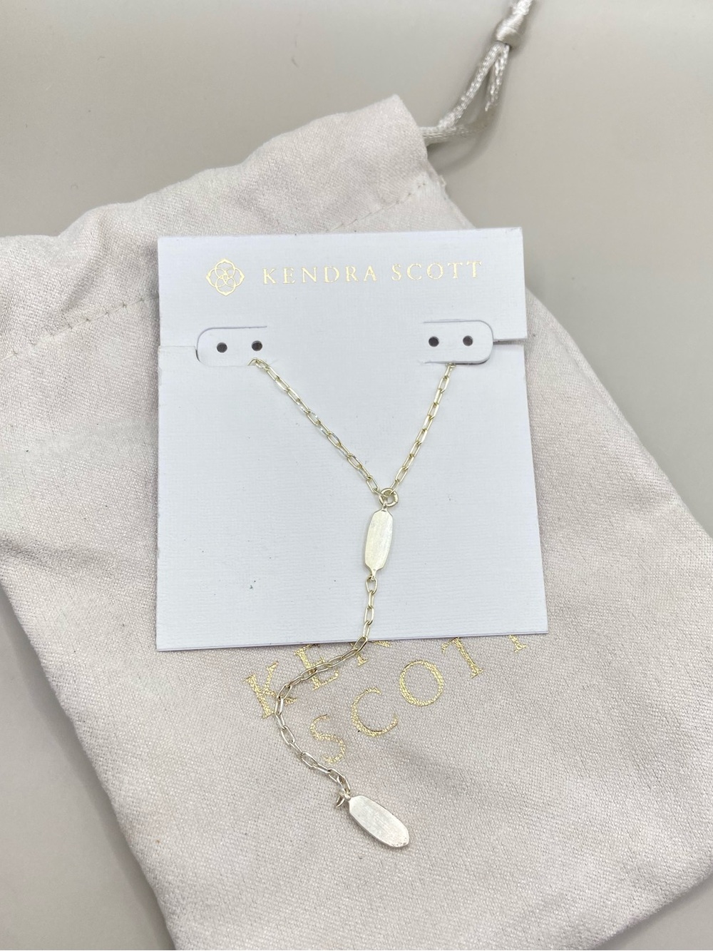 NWT Kendra Scott Fern Y Necklace